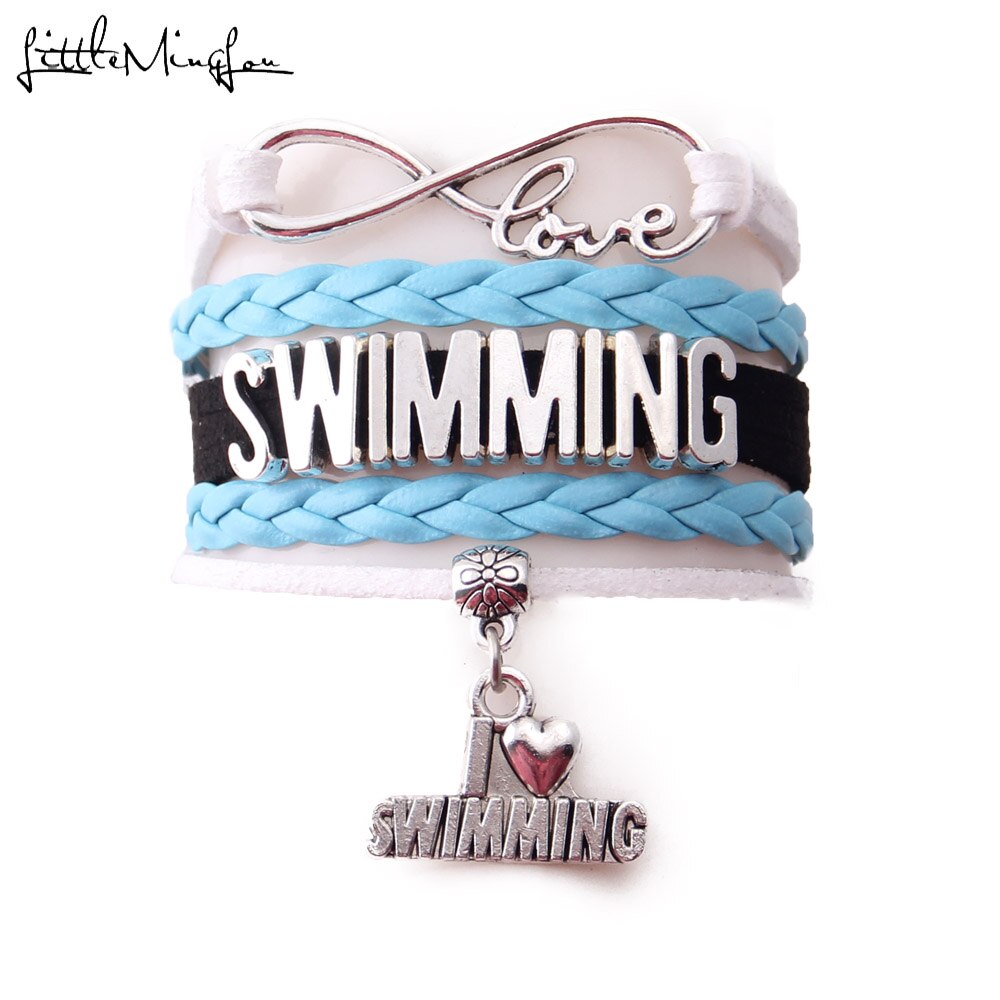 4 Colors Infinity Love Swimming Bracelet Stacks