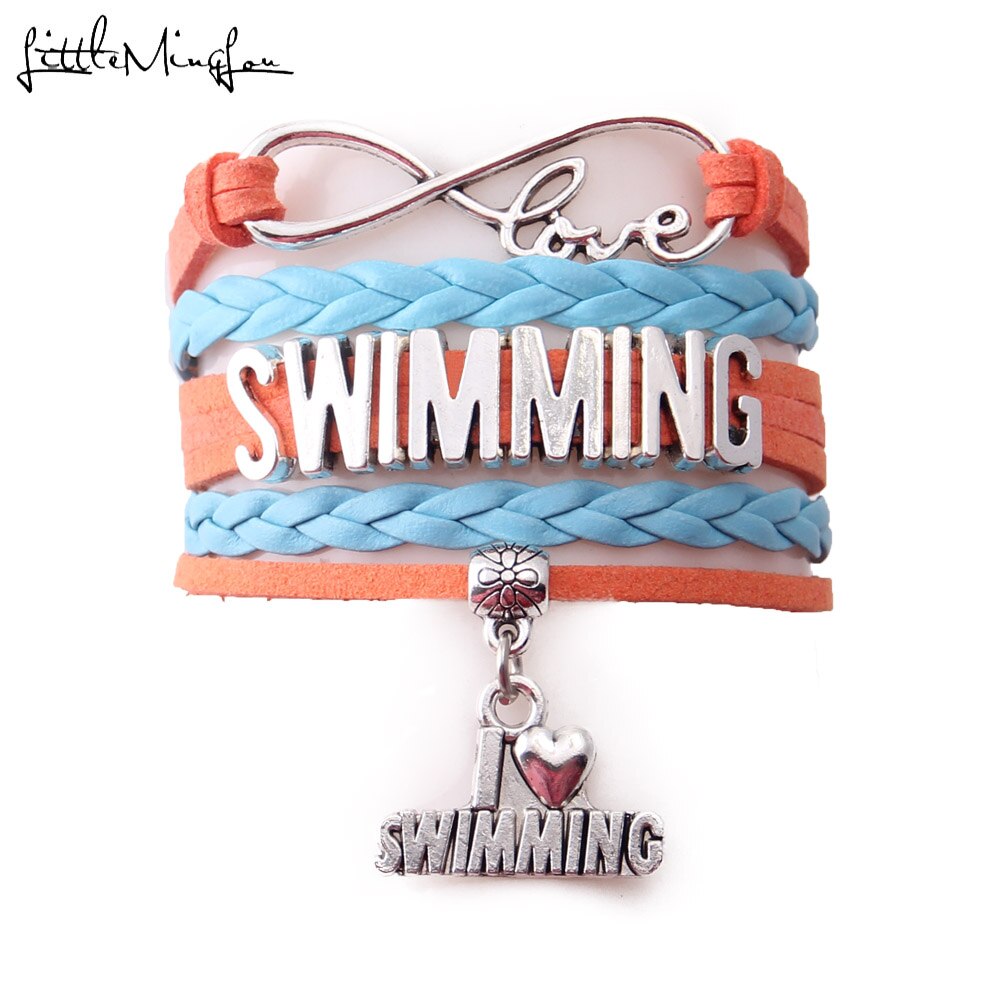 4 Colors Infinity Love Swimming Bracelet Stacks