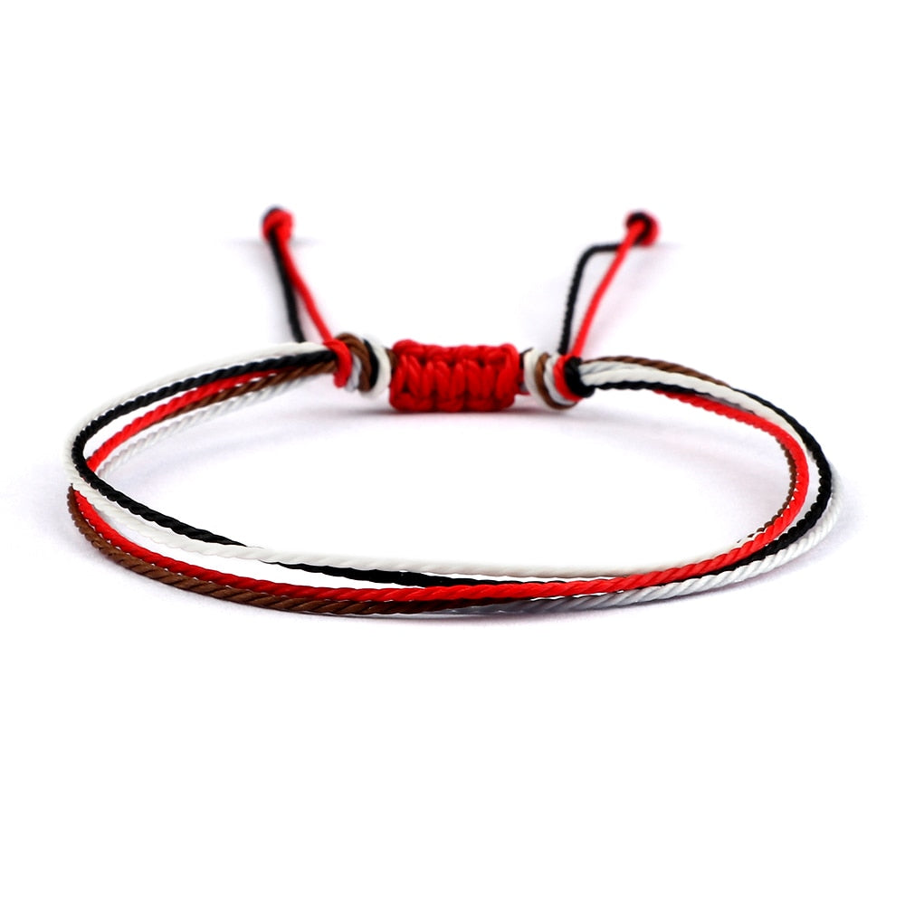 Fashion 13 Styles Colorful Wax Line Braided Bracelet Women Men Adjustable Bangles Jewelry Gift for Friend Charm Couple Pulsera