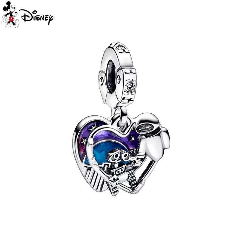 Disney Sterling Silver Spiderman; Star Wars, Mermaid Charms Bracelet