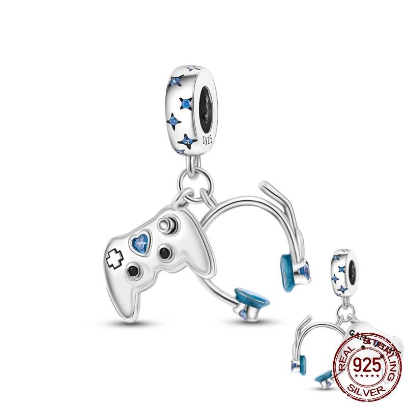 2022 World Football Sport Soccer Dumbbell Yoga Dangle Charm fits Bracelet Necklace