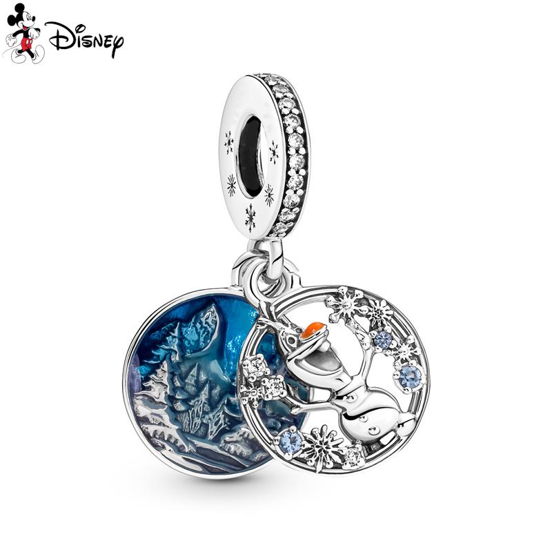 Disney Sterling Silver Spiderman; Star Wars, Mermaid Charms Bracelet