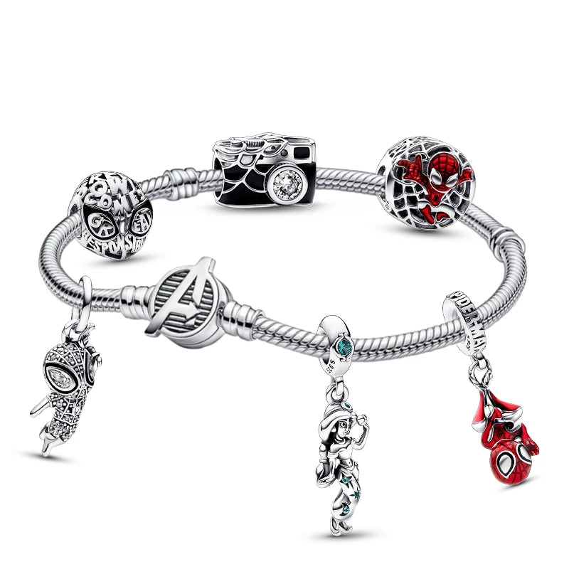 Disney Various Characters Sterling Silver Charms