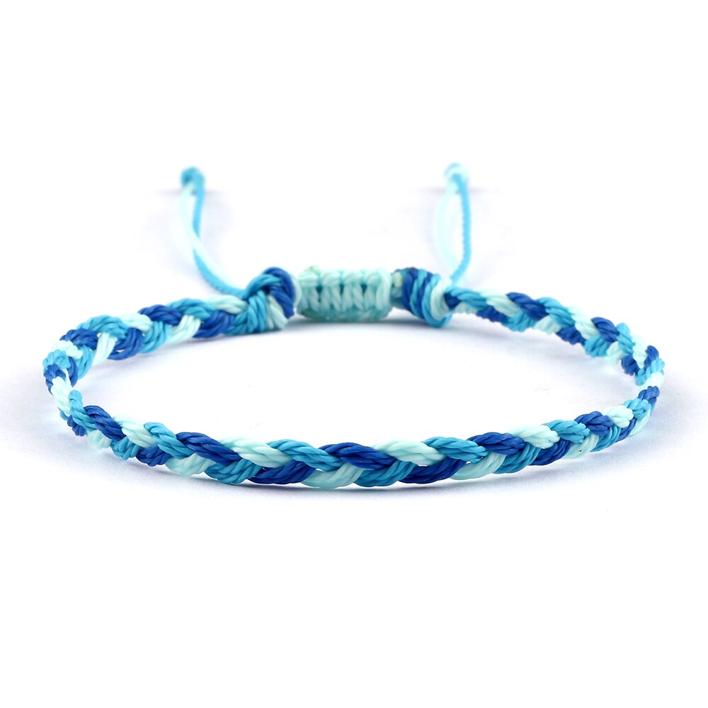 Wax Line Braided Bracelet Handmade Boho Thread Couple Bracelet