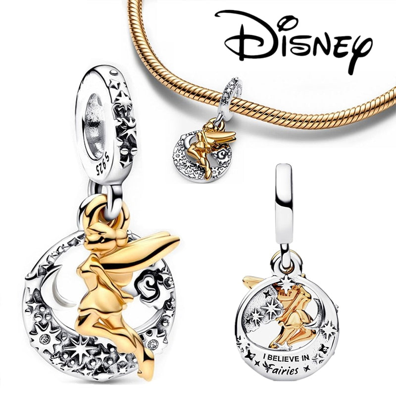 Disney Sterling Silver Disney Princess Charms Fits Pandora Bracelets & Bangles