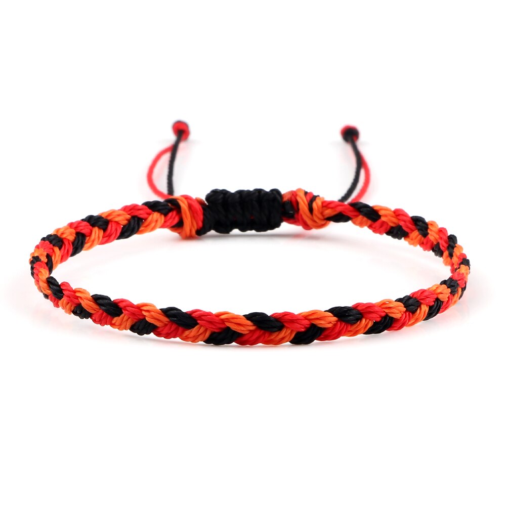 Wax Line Braided Bracelet Handmade Boho Thread Couple Bracelet