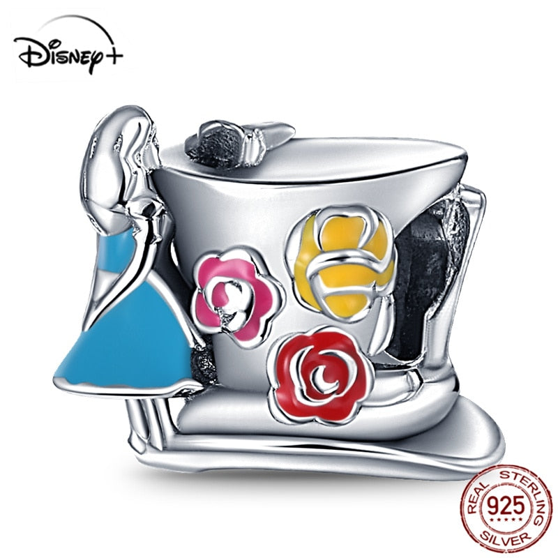 Disney Sterling Silver Disney Princess Charms Fits Pandora Bracelets & Bangles