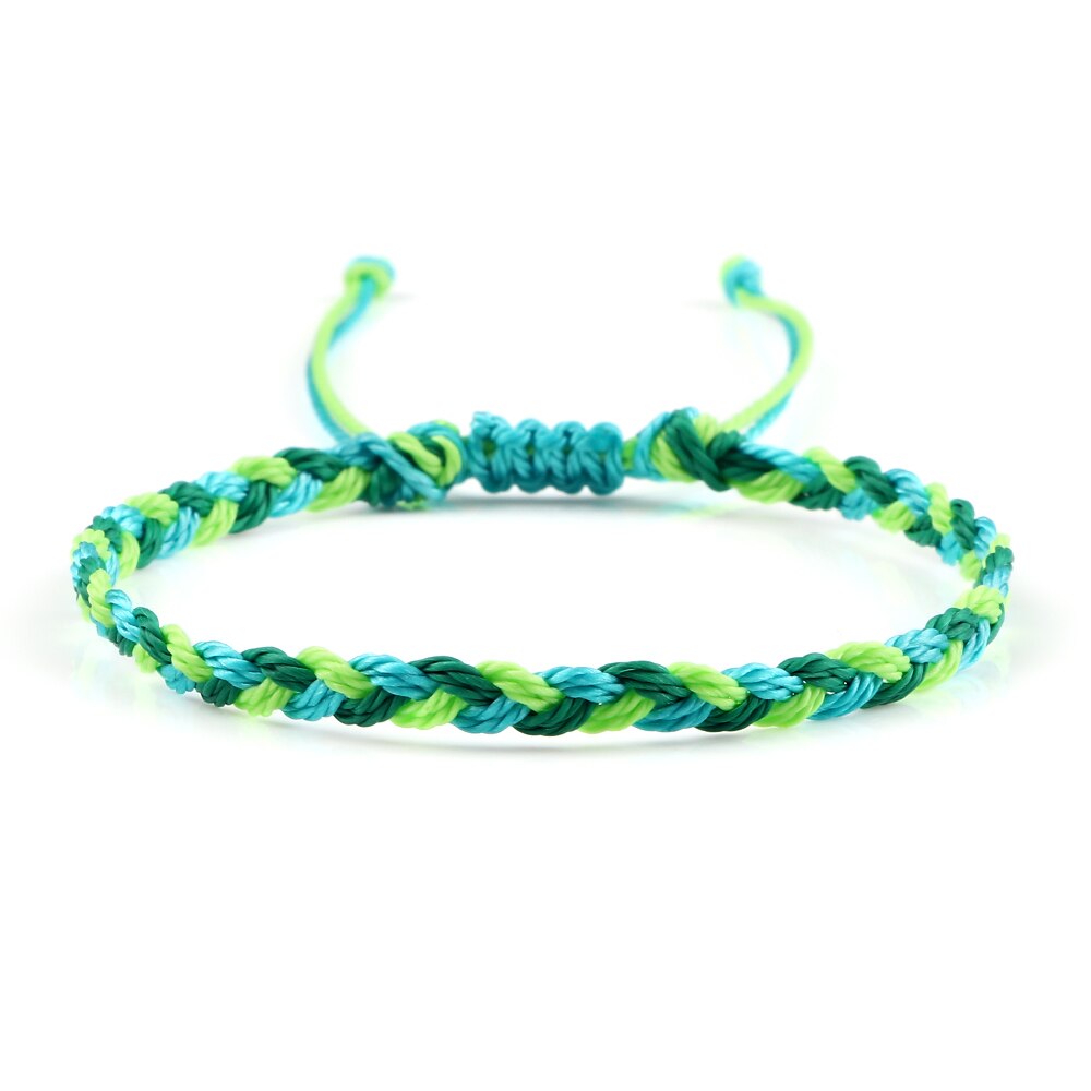 Wax Line Braided Bracelet Handmade Boho Thread Couple Bracelet