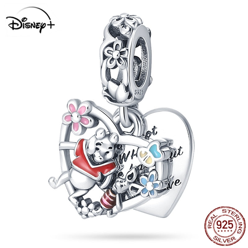 Disney Sterling Silver Disney Princess Charms Fits Pandora Bracelets & Bangles