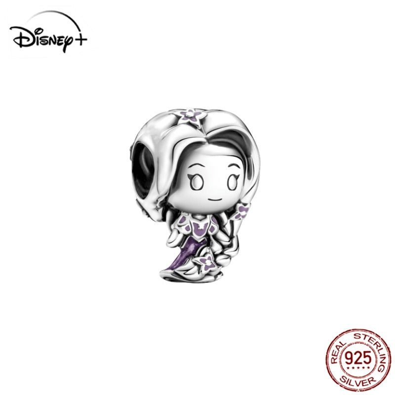 Disney Sterling Silver Disney Princess Charms Fits Pandora Bracelets & Bangles