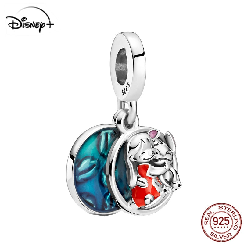 Disney Sterling Silver Disney Princess Charms Fits Pandora Bracelets & Bangles