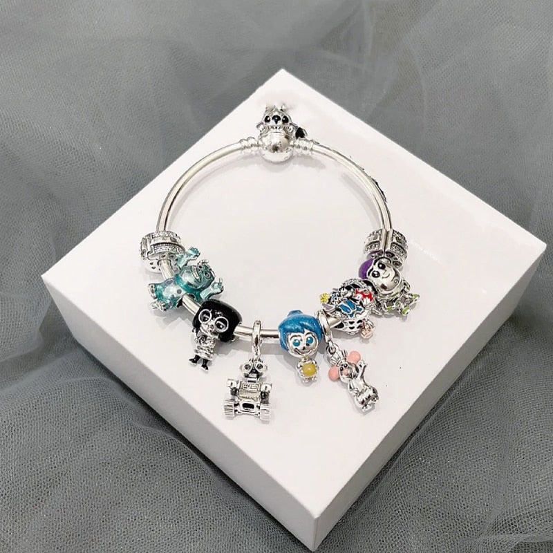 Disney Sterling Silver Disney Princess Charms Fits Pandora Bracelets & Bangles