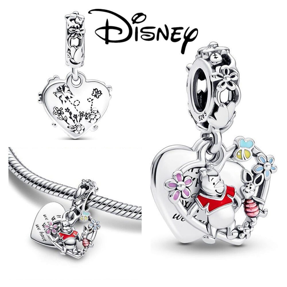 Disney Various Characters Sterling Silver Charms